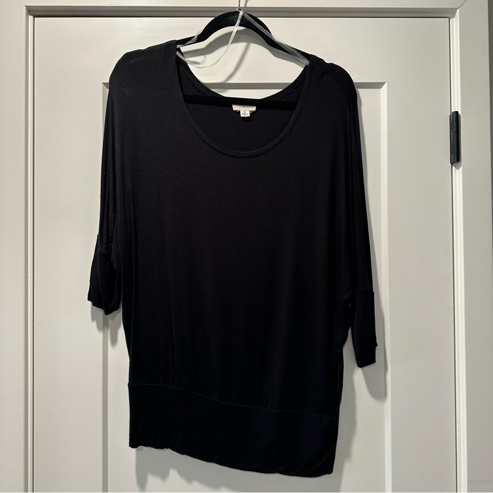 Zenith Outfitters Dolman sleeve black top
